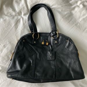 YSL Muse Black Leather Handbag